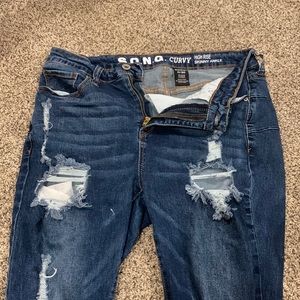 S.O.N.G. Curvy high rise skinny ankle size eleven/thirty